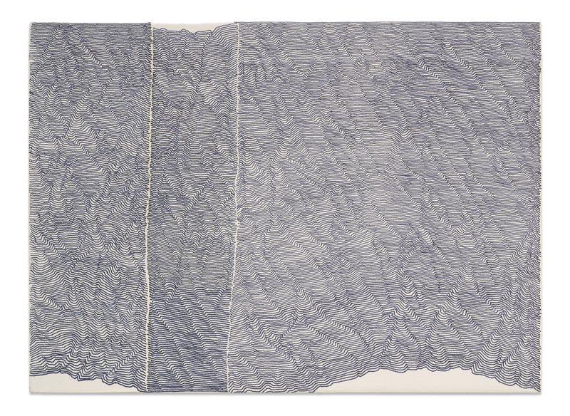Score No2514, 2025, ink on mdf, 29 × 21 cm
