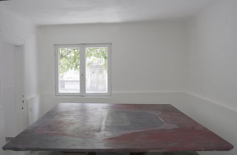Installation View of The Great Blot by Sorin Neamțu